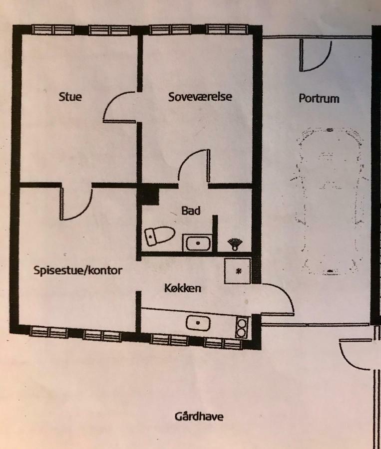 Апартаменты Ribe Sonderport Bed & Kitchen Экстерьер фото